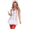 Leg Avenue - Costume da Capo Infermiera Bianco S/M
