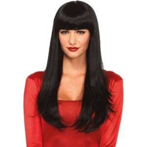 Leg Avenue - Bangin Parrucca Lunga Liscia Nera