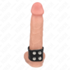 Kink - Anello per Pene in Pelle con Chiusura a Pressione 18,5 X 3,3 Cm