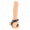 Kink - Anello per Pene Regolabile in Pelle Doppia