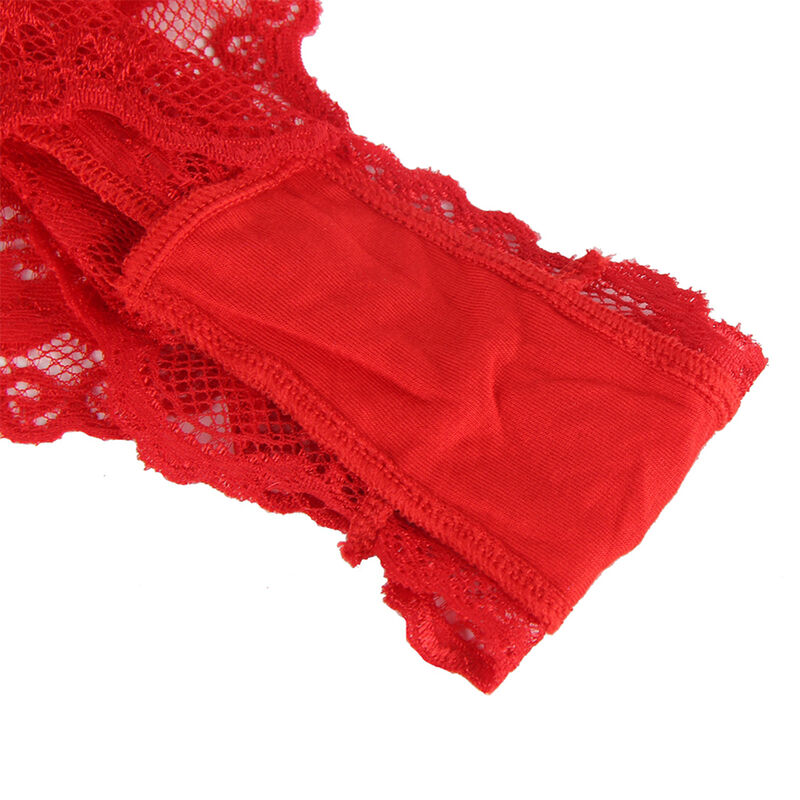 Subblime - 953980 Body Sexy con Volant + Cintura Rosso L/Xl - immagine 6
