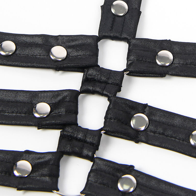 Subblime - 954413 Body Bondage in Pelle Nero L/Xl - immagine 6