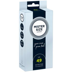 Mister Size - Preservativo Taglia S 49 Mm (10 Unità)