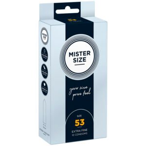 Mister Size - Preservativo Taglia M 53 Mm (10 Unità)