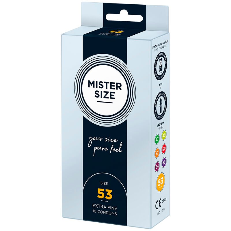 Mister Size - Preservativo Taglia M 53 Mm (10 Unità) - immagine 2