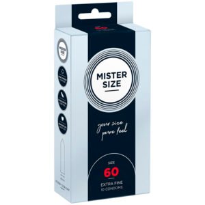 Mister Size - Preservativo Taglia Xl 60 Mm (10 Unità)