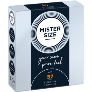 Mister Size - Preservativo Taglia L 57 Mm (3 Unità)