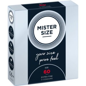 Mister Size - Preservativo Taglia Xl 60 Mm (3 Unità)