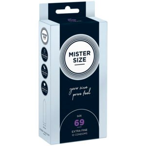 Mister Size - Preservativi Taglia Xxxl 69 Mm (10 Unità)