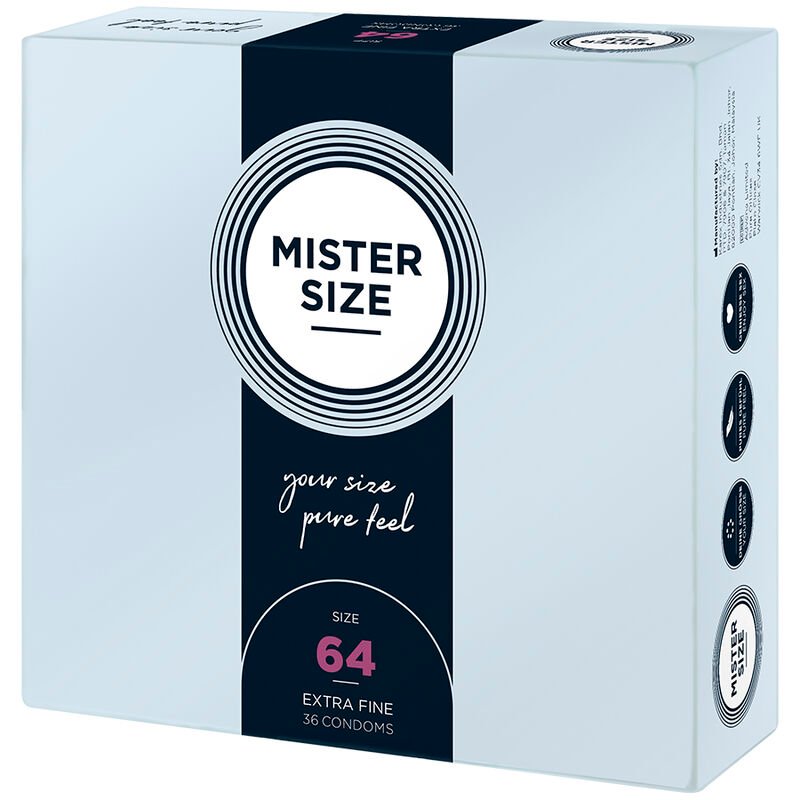 Mister Size - Preservativi Taglia Xxl 64 Mm (36 Unità) - immagine 2