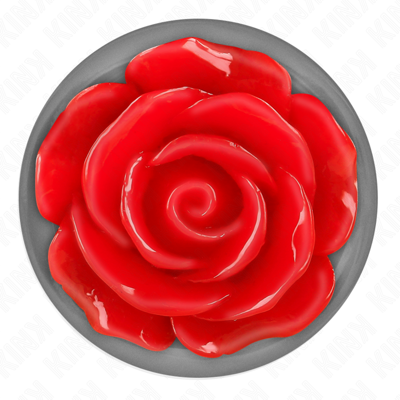 Kink - Plug Anale Rosa Rosso Taglia M - immagine 5