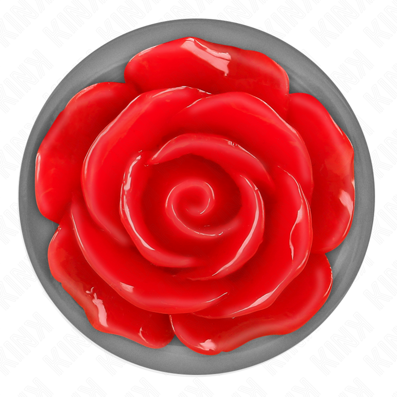 Kink - Plug Anale Rosa Rosso Taglia L - immagine 5
