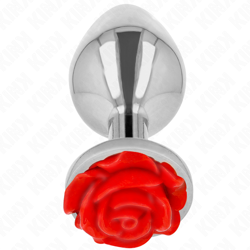 Kink - Plug Anale Rosa Rosso Taglia L - immagine 2