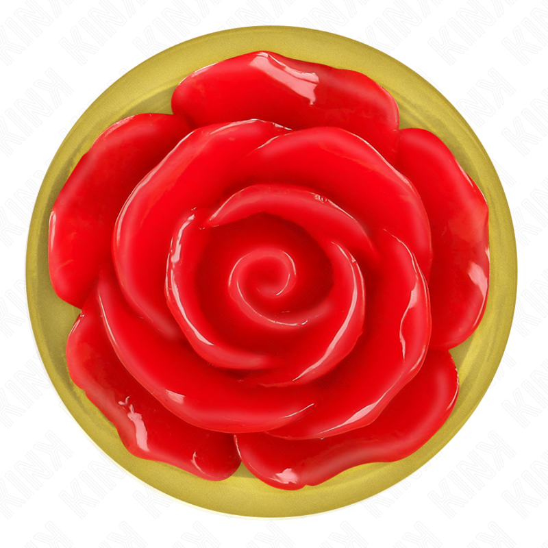Kink - Plug Anale Oro Rosa Rosso Taglia M - immagine 5