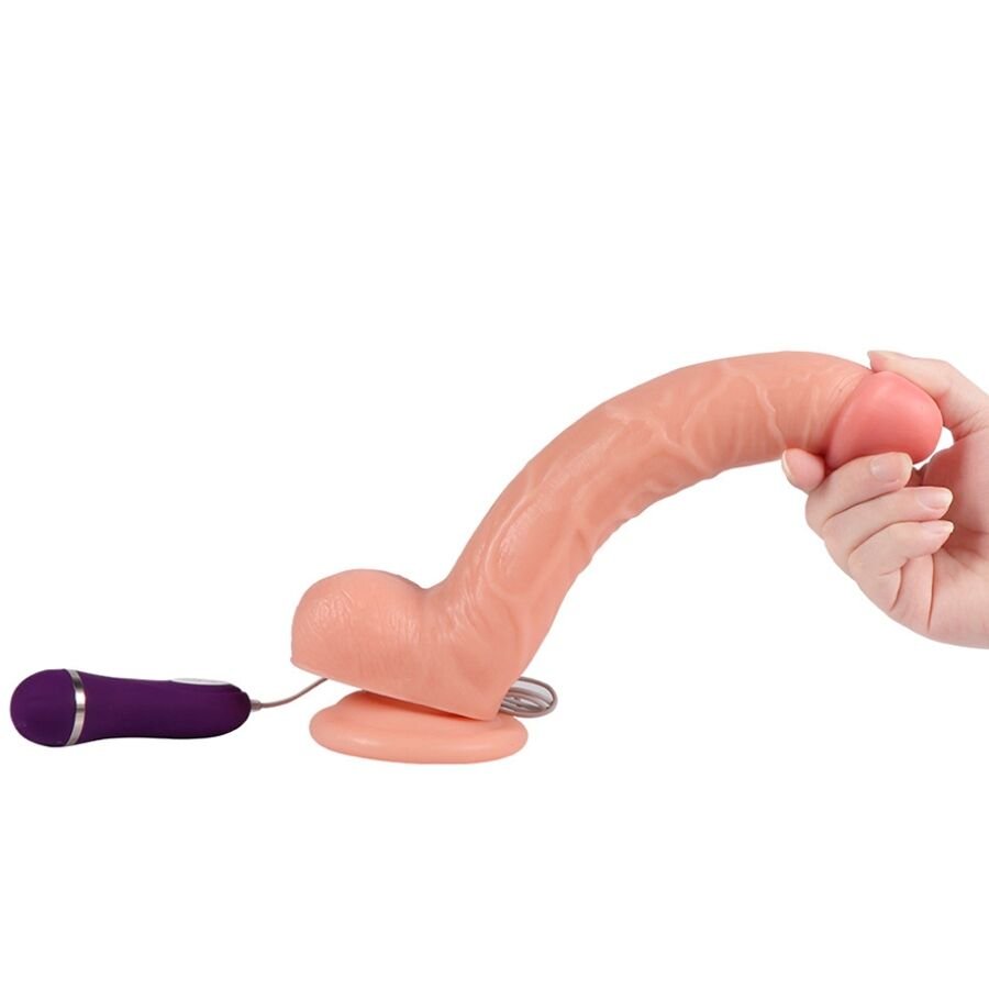 Shequ - Dildo Vibrante Optimus con Telecomando 28 Cm - immagine 5