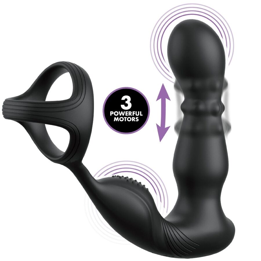 Collezione Anal Fantasy Elite - Anello Anale Vibrante e Massaggiatore con Telecomando - immagine 2