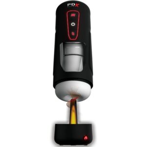 Pdx Elite - Masturbatore Automatico Milk Me Hotter con Vibrazione a Spinta e Effetto Calore