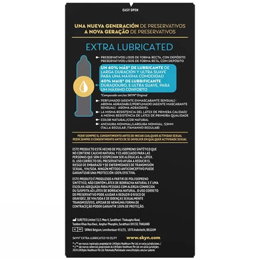 Skyn - Preservativo Extra Lubrificato 10 Unità - immagine 2