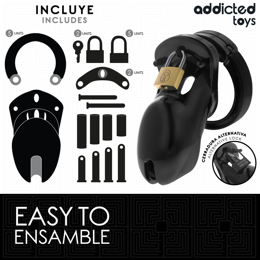 Addicted Toys Locked - Gabbia per Pene Forbidden Vault 10 Cm - immagine 4