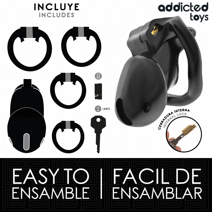 Addicted Toys Locked - Mindnight Cell Gabbia per Pene Taglia S - immagine 4