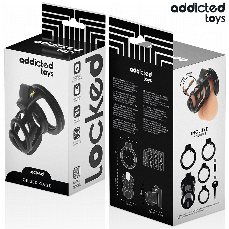 Addicted Toys Locked - Gabbia Per Pene Gilden Cage 8,5 Cm - immagine 6