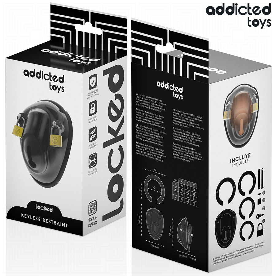 Addicted Toys Locked - Gabbia per Pene Senza Chiave 11,5 Cm - immagine 6