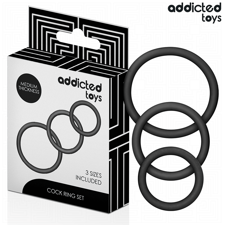 Addicted Toys - Set di Anelli in Silicone Modello 2 - immagine 2