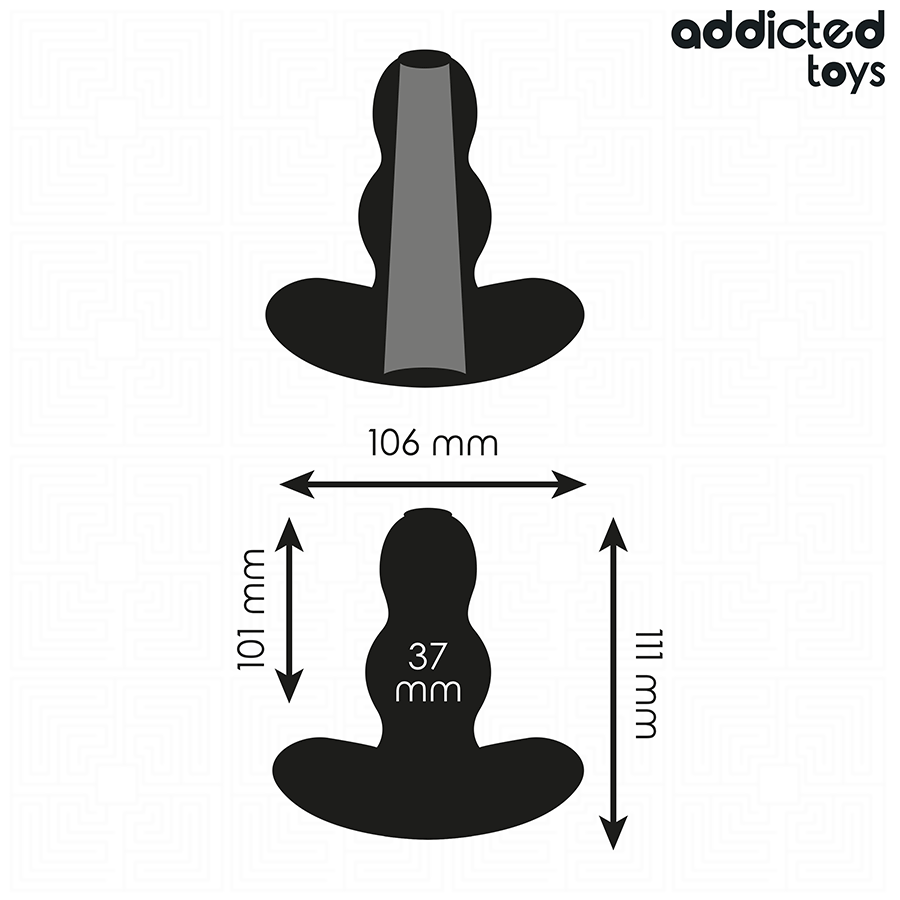 Addicted Toys - Tappo Anale Cavo Taglia L 11,1 Cm - immagine 4