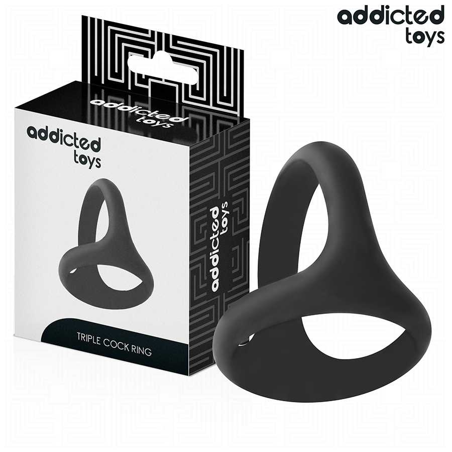 Addicted Toys - Anello per Pene Triplo Spesso - immagine 2