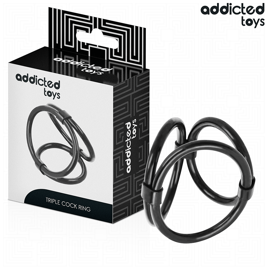 Addicted Toys - Anello per Pene Triplo - immagine 2