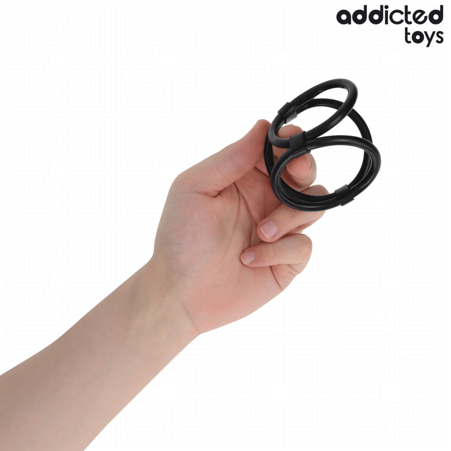 Addicted Toys - Anello per Pene Triplo - immagine 3