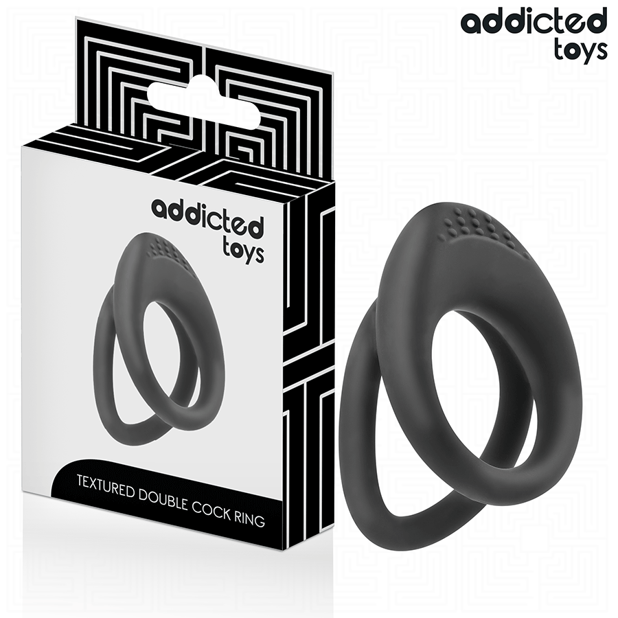 Addicted Toys - Anello per Pene a Doppia Texture - immagine 2