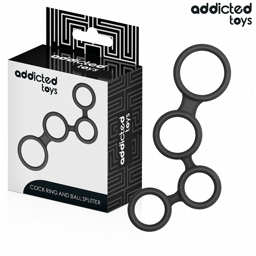 Addicted Toys - Anello per Pene con Divisori per Testicoli - immagine 2