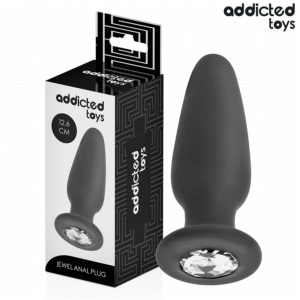Addicted Toys - Plug Anale Con Gioiello Taglia L 12,6 Cm