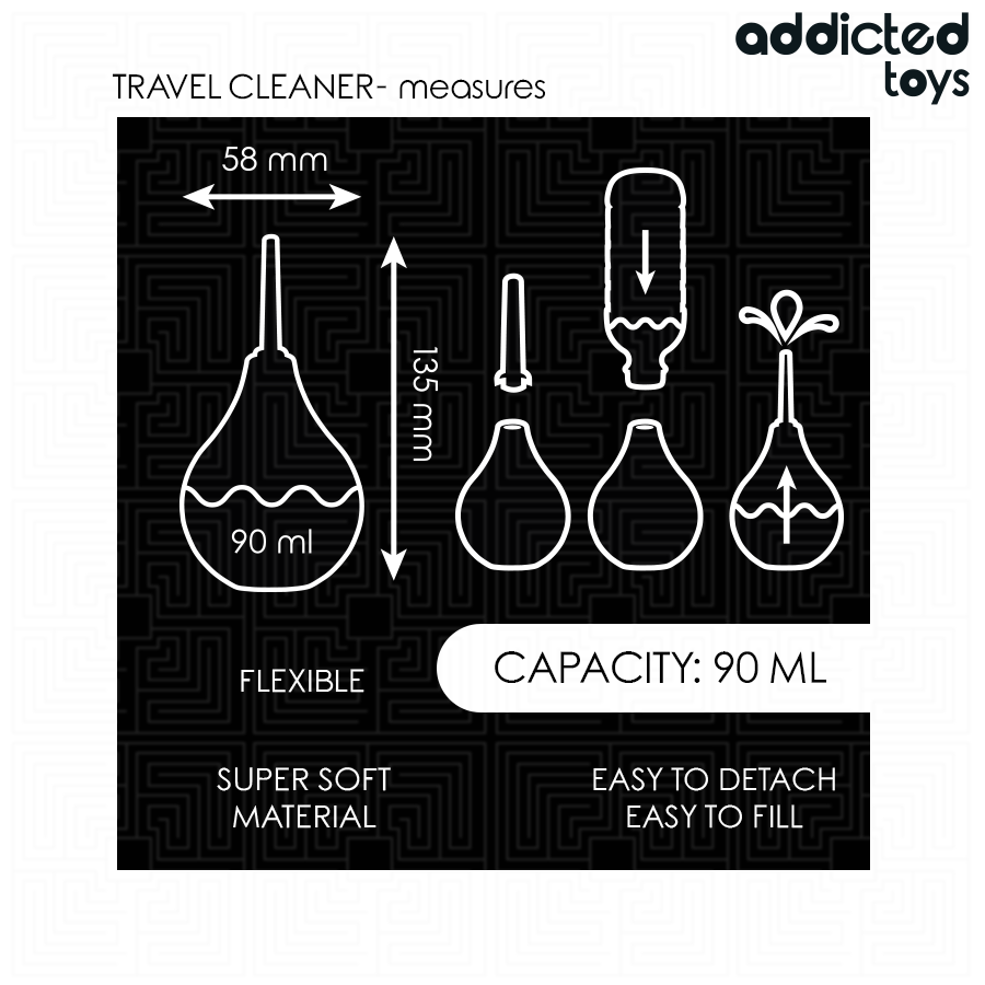 Addicted Toys - Detergente Anale da Viaggio Taglia S 90 Ml - immagine 5