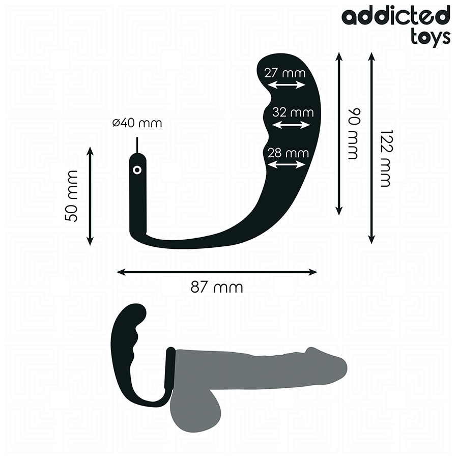Addicted Toys - Plug Anale con Anello Modello 4 - immagine 4