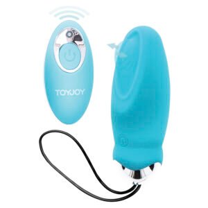 Toyjoy - Vibratore Happiness Sono Così Eggcited con Telecomando Blu