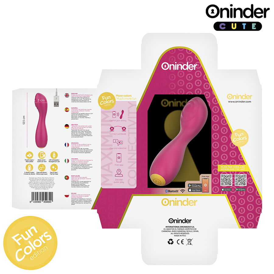 Oninder Cute - Vibratore Punto G Love Buddy Master - App Gratuita in Tutto il Mondo - immagine 6