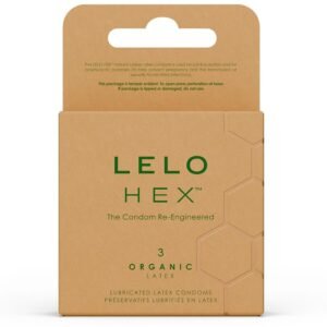 Lelo - Preservativi Organici Hex Confezione da 3 Unità