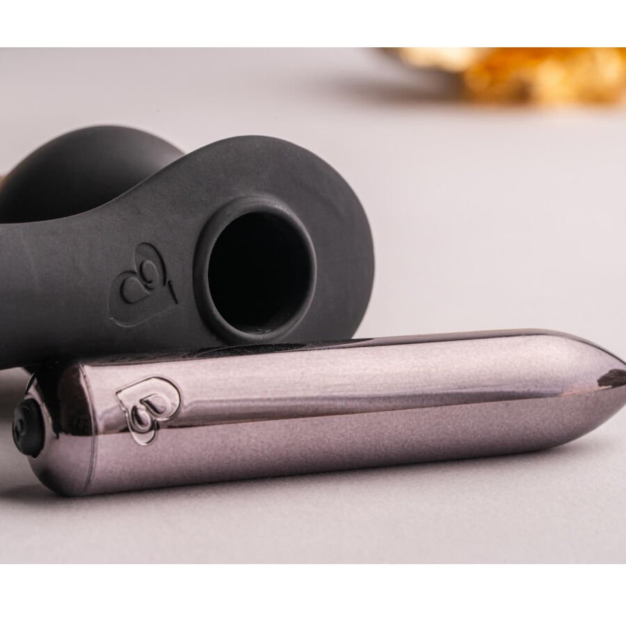 Rocks-Off - Ro-Zen Rro Plug Anale con Anello Vibrante per il Pene Nero - immagine 5