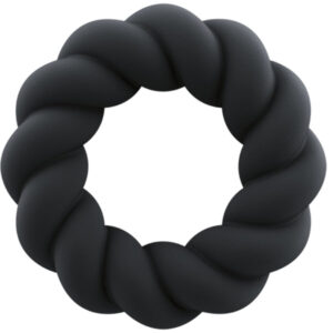Rocks-Off - Anello Masturbatore Twist in Silicone Nero