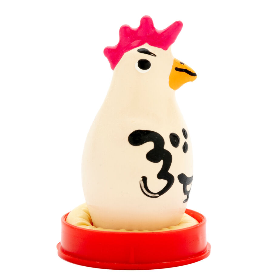 Condomerie - Preservativi Novità Dipinti a Mano Cocky Rooster - immagine 2