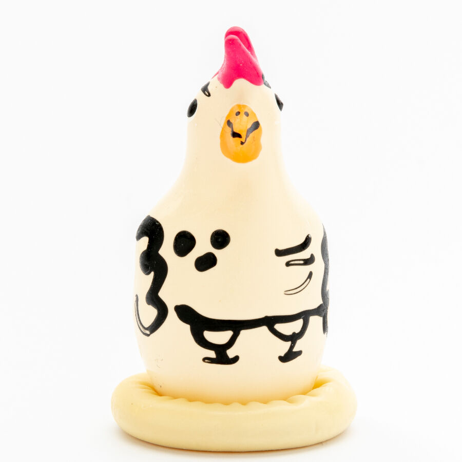 Condomerie - Preservativi Novità Dipinti a Mano Cocky Rooster - immagine 5