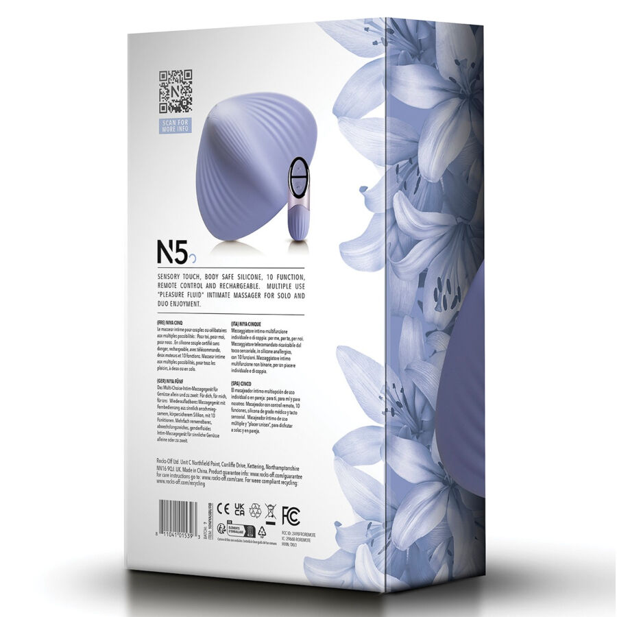 Niya - N5 Massaggiatore Intimo Multiuso con Telecomando - immagine 5
