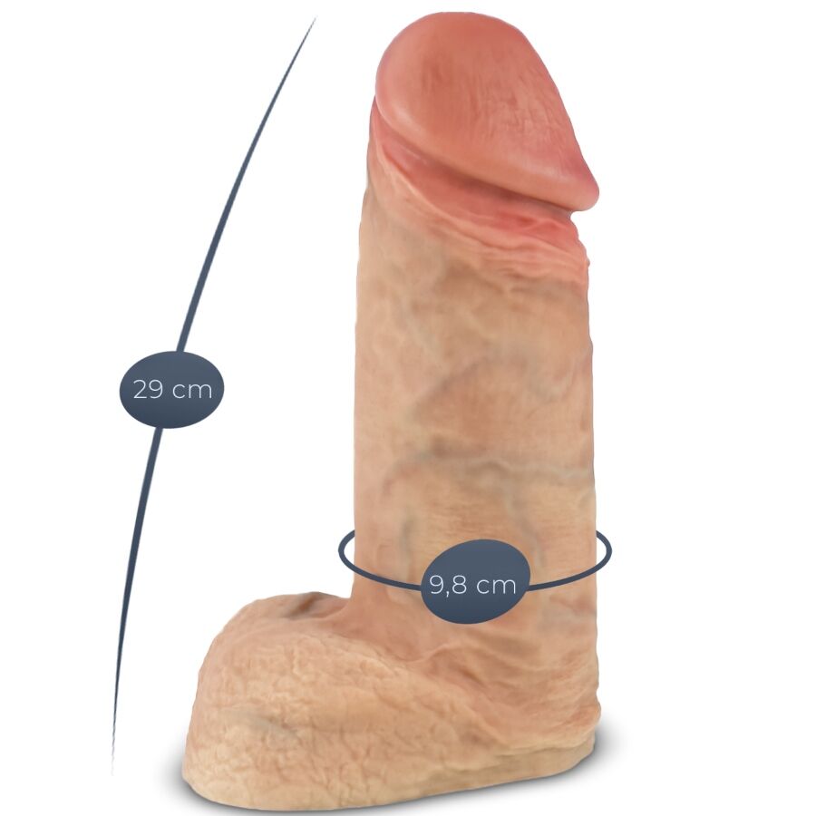 Silexd - Modello 1 Xtreme Premium Silicone Pene Realistico 28 Cm - immagine 5
