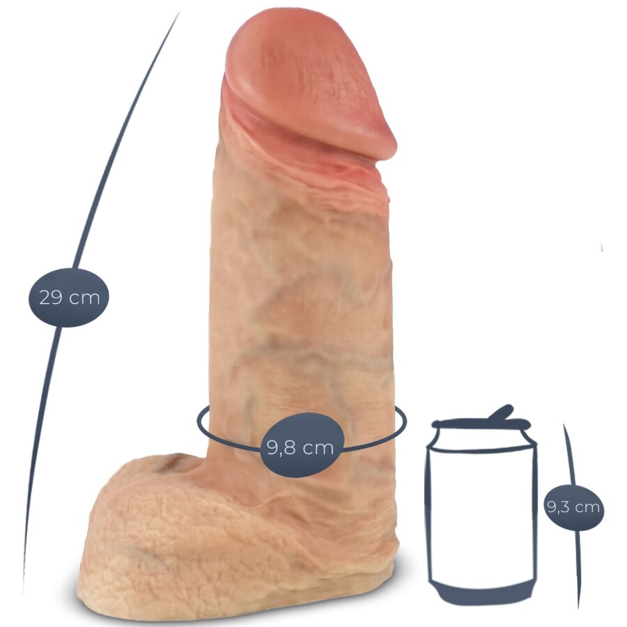 Silexd - Modello 1 Xtreme Premium Silicone Pene Realistico 28 Cm - immagine 6