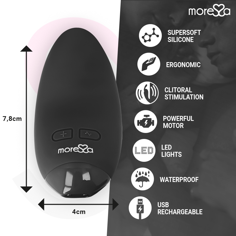 Moressa - Vibratore Blossom Nero - immagine 4