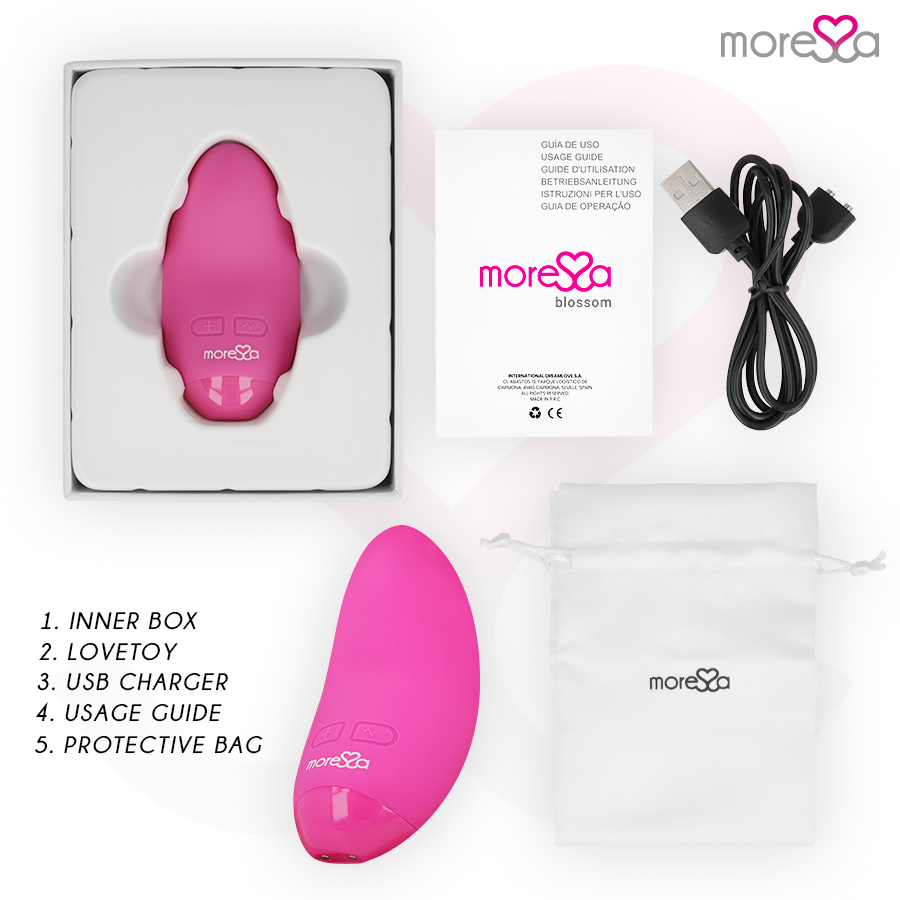 Moressa - Vibratore Blossom Rosa - immagine 6