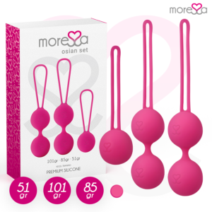Moressa - Set Osian Premium Silicone Rosa (Osian One - 51 G | Osian Two - 101 G | Osian Three 85 G)