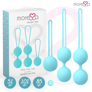 Moressa - Set Osian Premium in Silicone Turchese